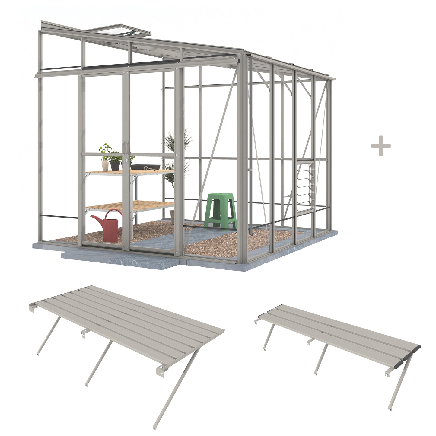 Robinsons 8ft wide LEAN-TO