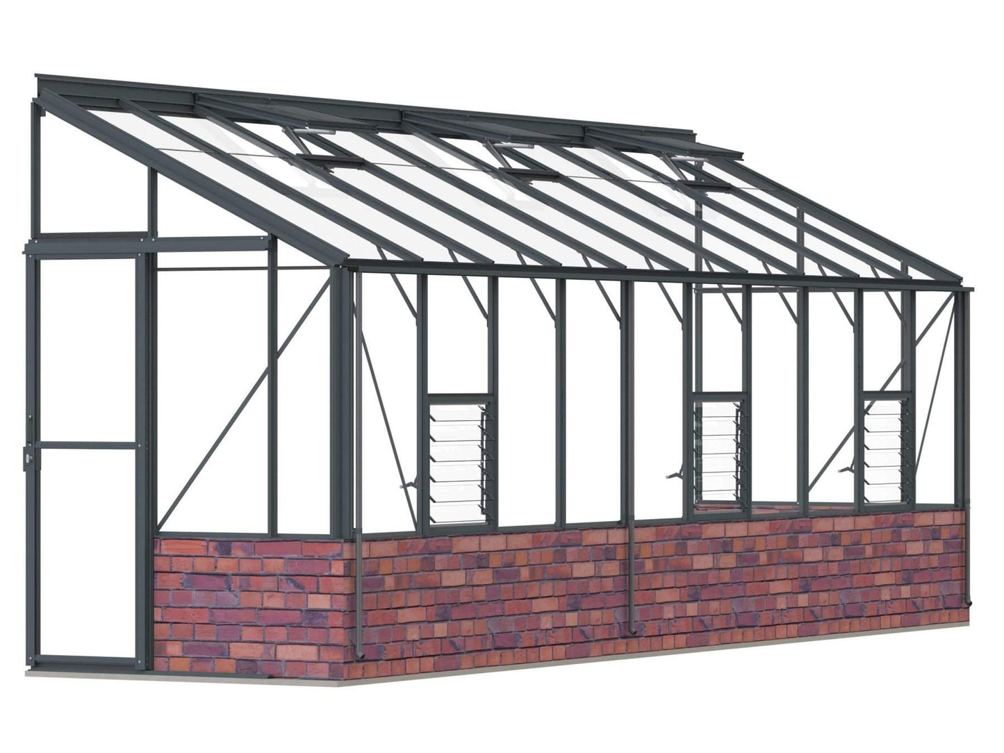 Robinsons 5ft wide LEAN-TO Dwarf Wall