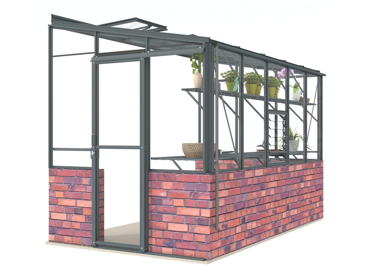 Robinsons 6ft wide LEAN-TO Dwarf Wall