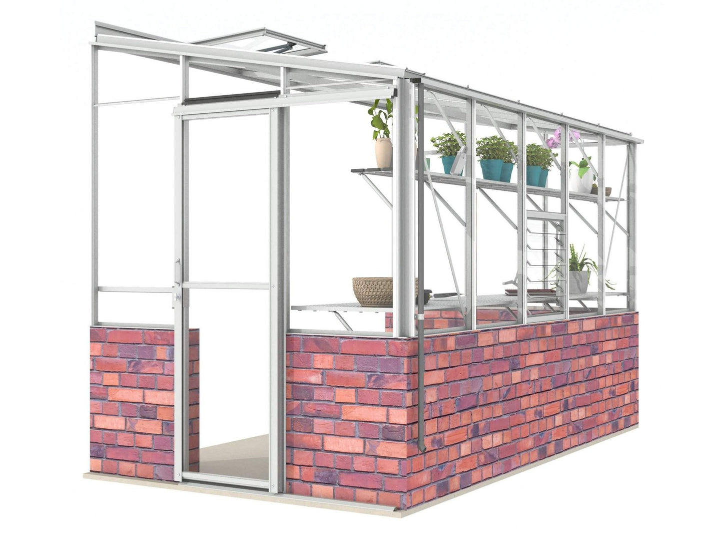 Robinsons 6ft wide LEAN-TO Dwarf Wall