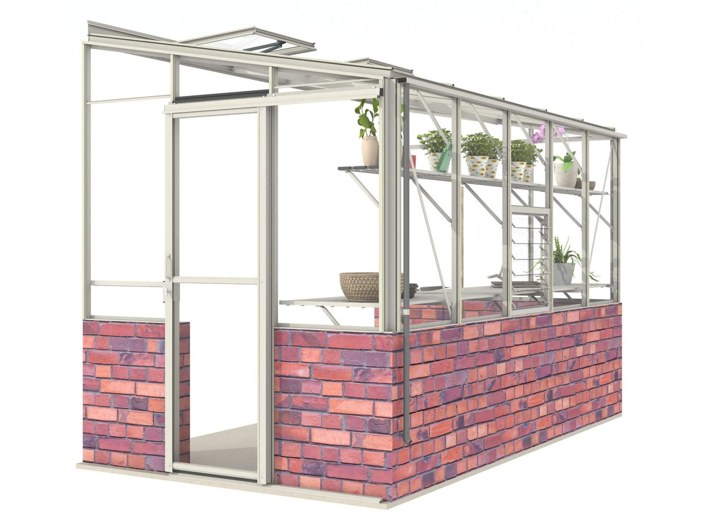 Robinsons 6ft wide LEAN-TO Dwarf Wall