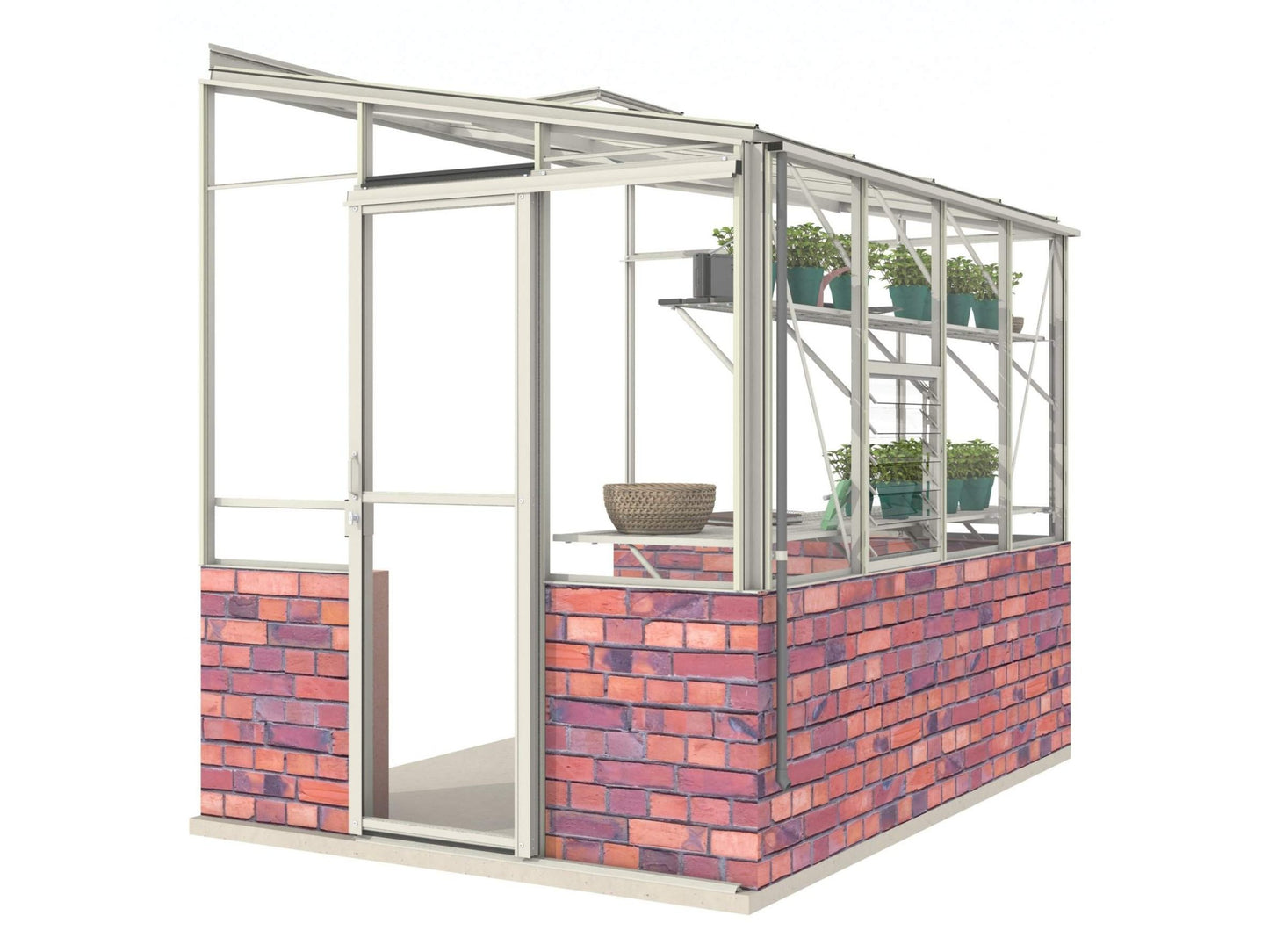 Robinsons 6ft wide LEAN-TO Dwarf Wall