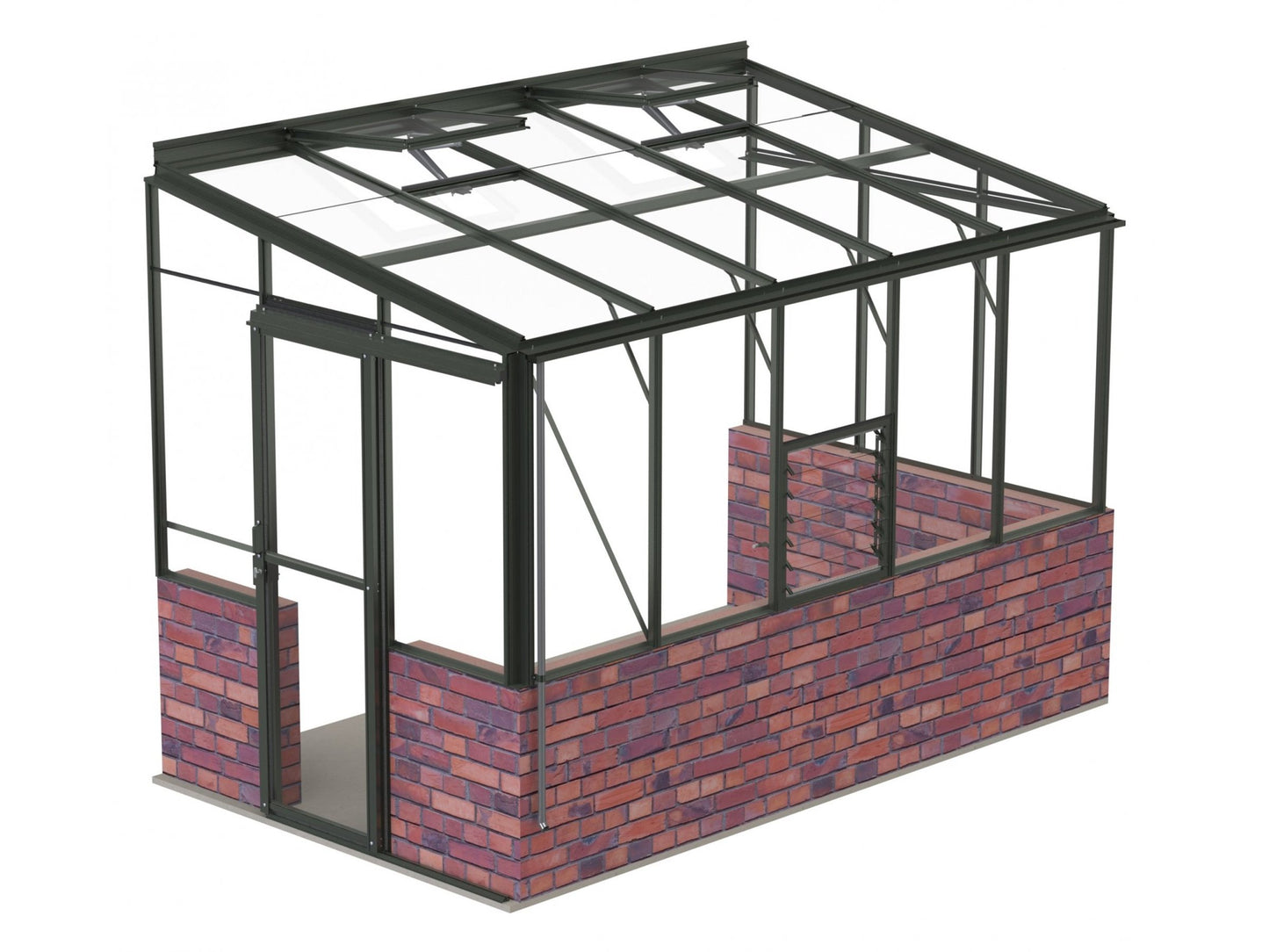 Robinsons 6ft wide LEAN-TO Dwarf Wall