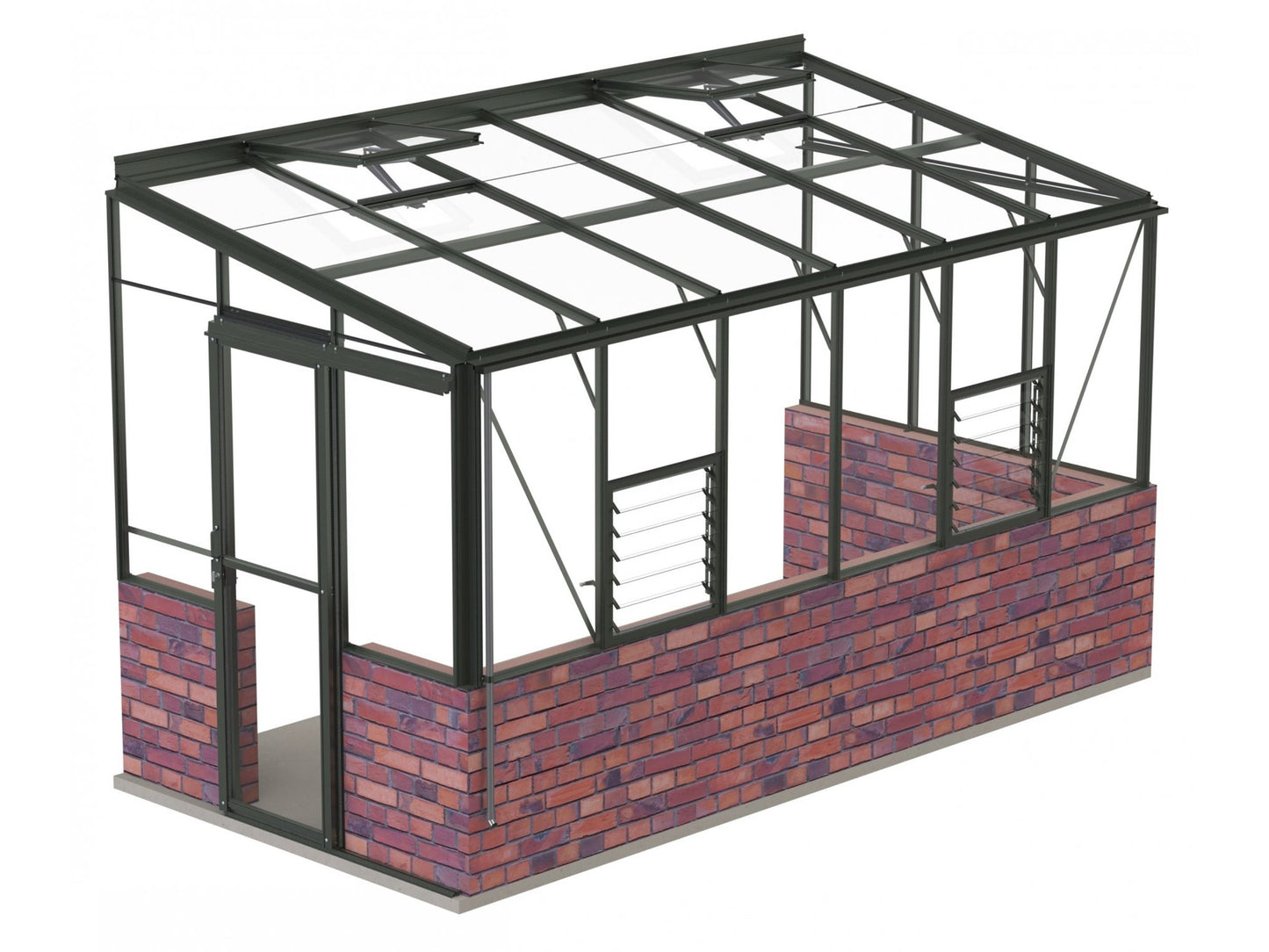 Robinsons 6ft wide LEAN-TO Dwarf Wall