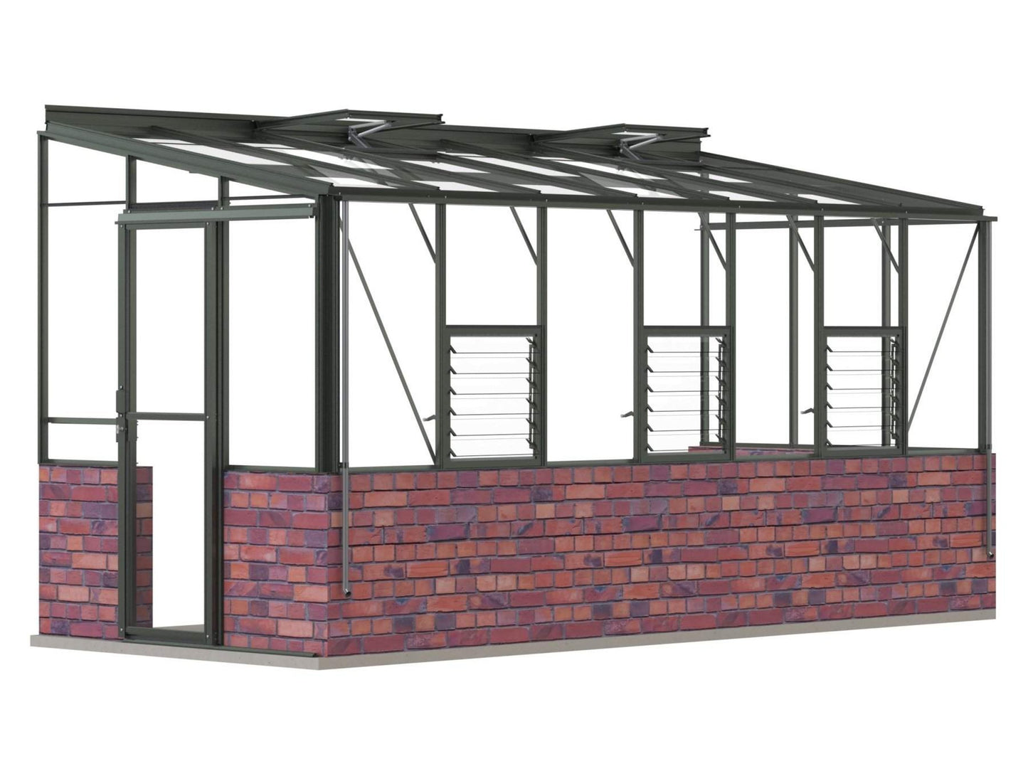 Robinsons 6ft wide LEAN-TO Dwarf Wall