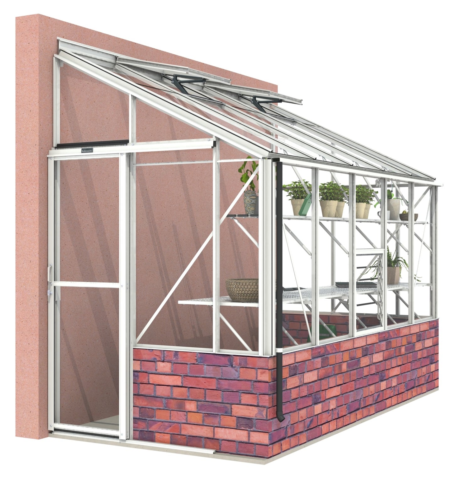 Robinsons 5ft wide LEAN-TO Dwarf Wall