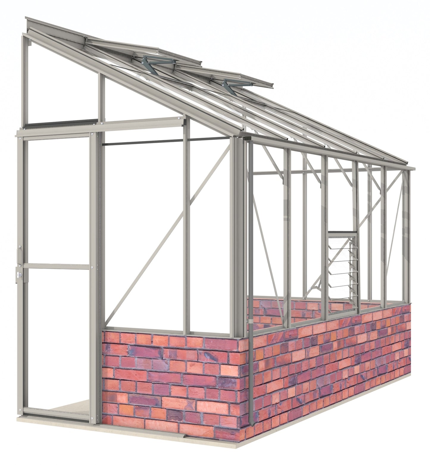 Robinsons 5ft wide LEAN-TO Dwarf Wall