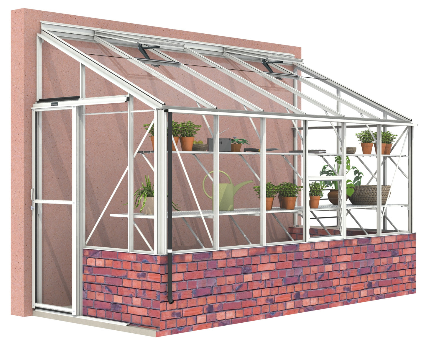 Robinsons 5ft wide LEAN-TO Dwarf Wall