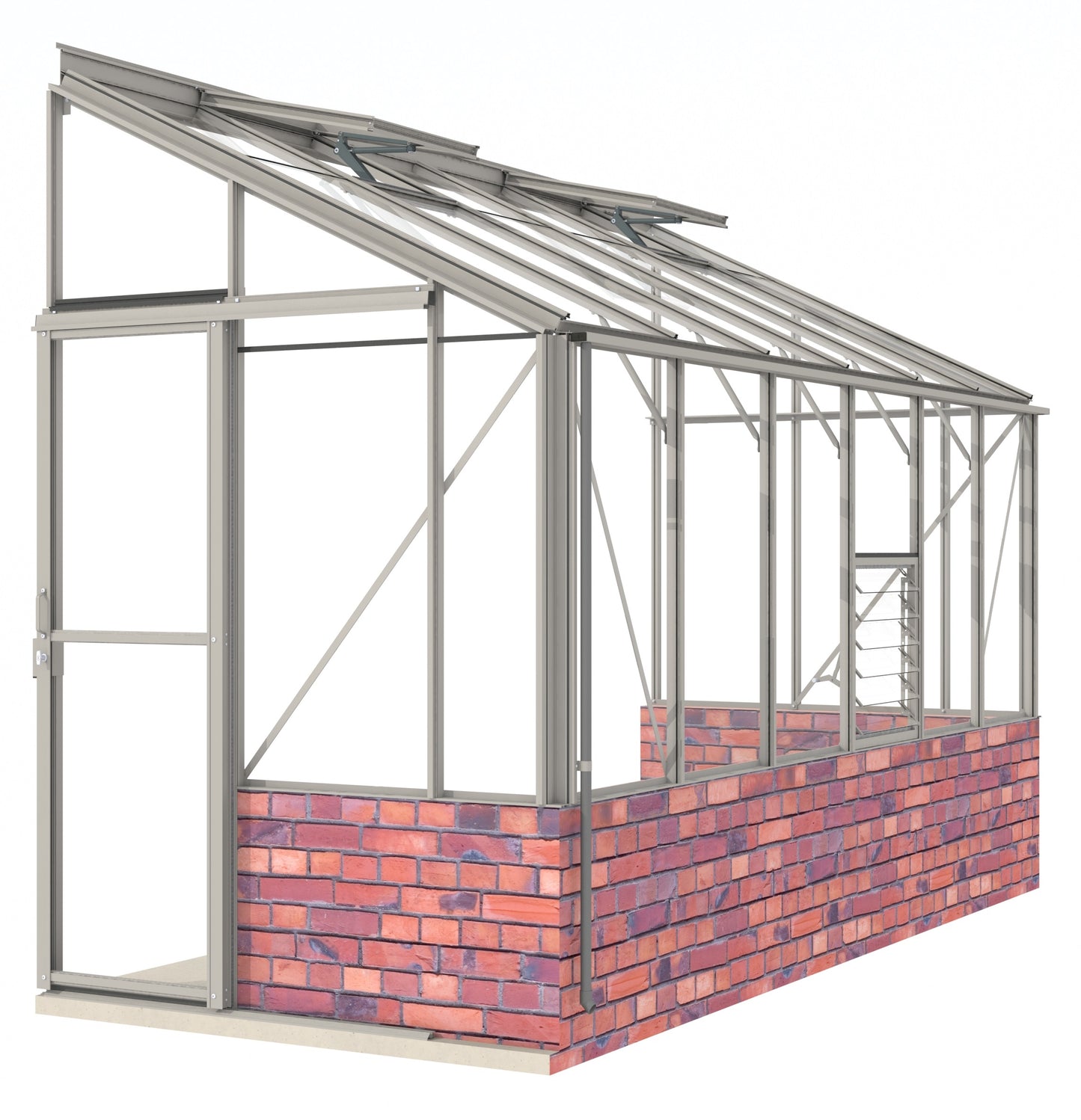 Robinsons 5ft wide LEAN-TO Dwarf Wall