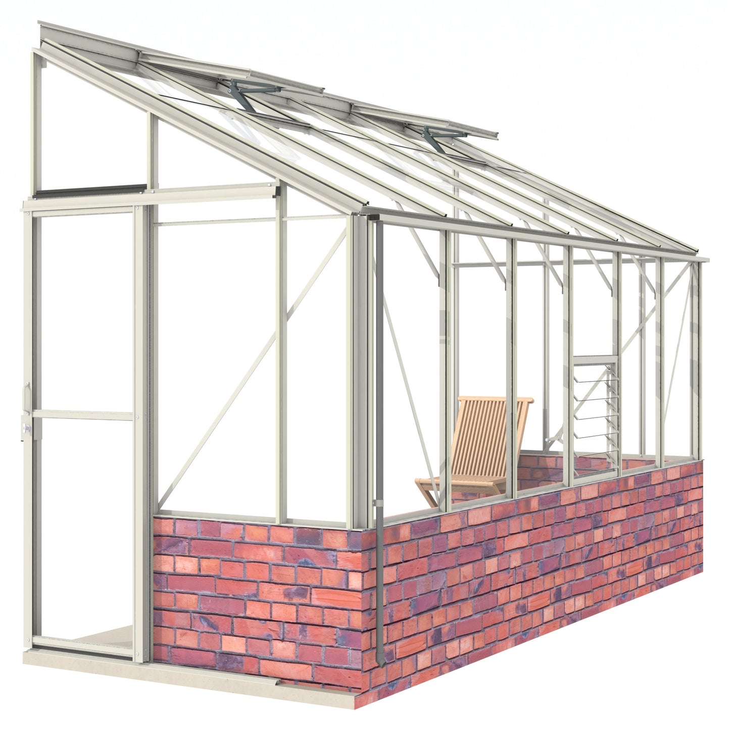 Robinsons 5ft wide LEAN-TO Dwarf Wall