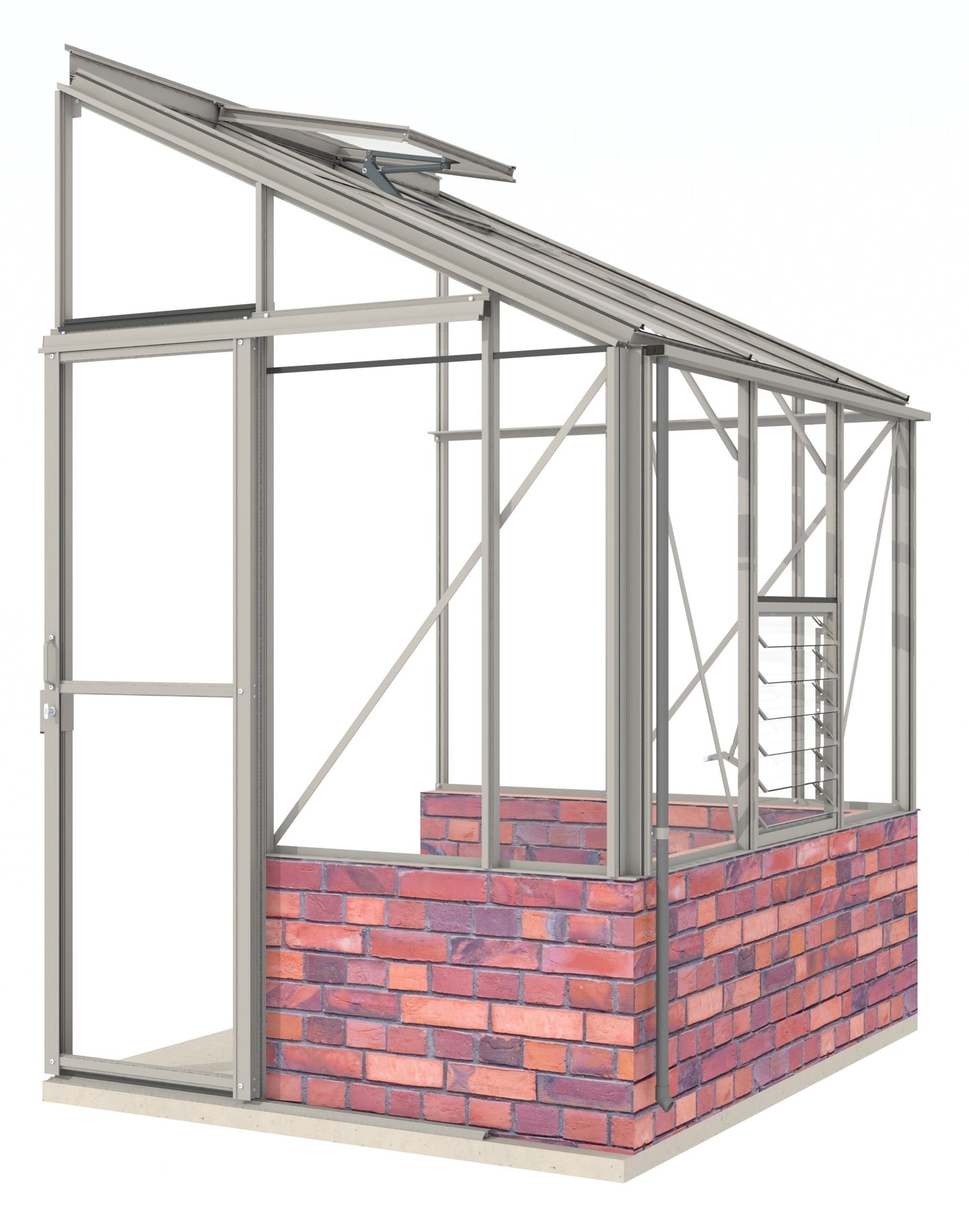 Robinsons 5ft wide LEAN-TO Dwarf Wall