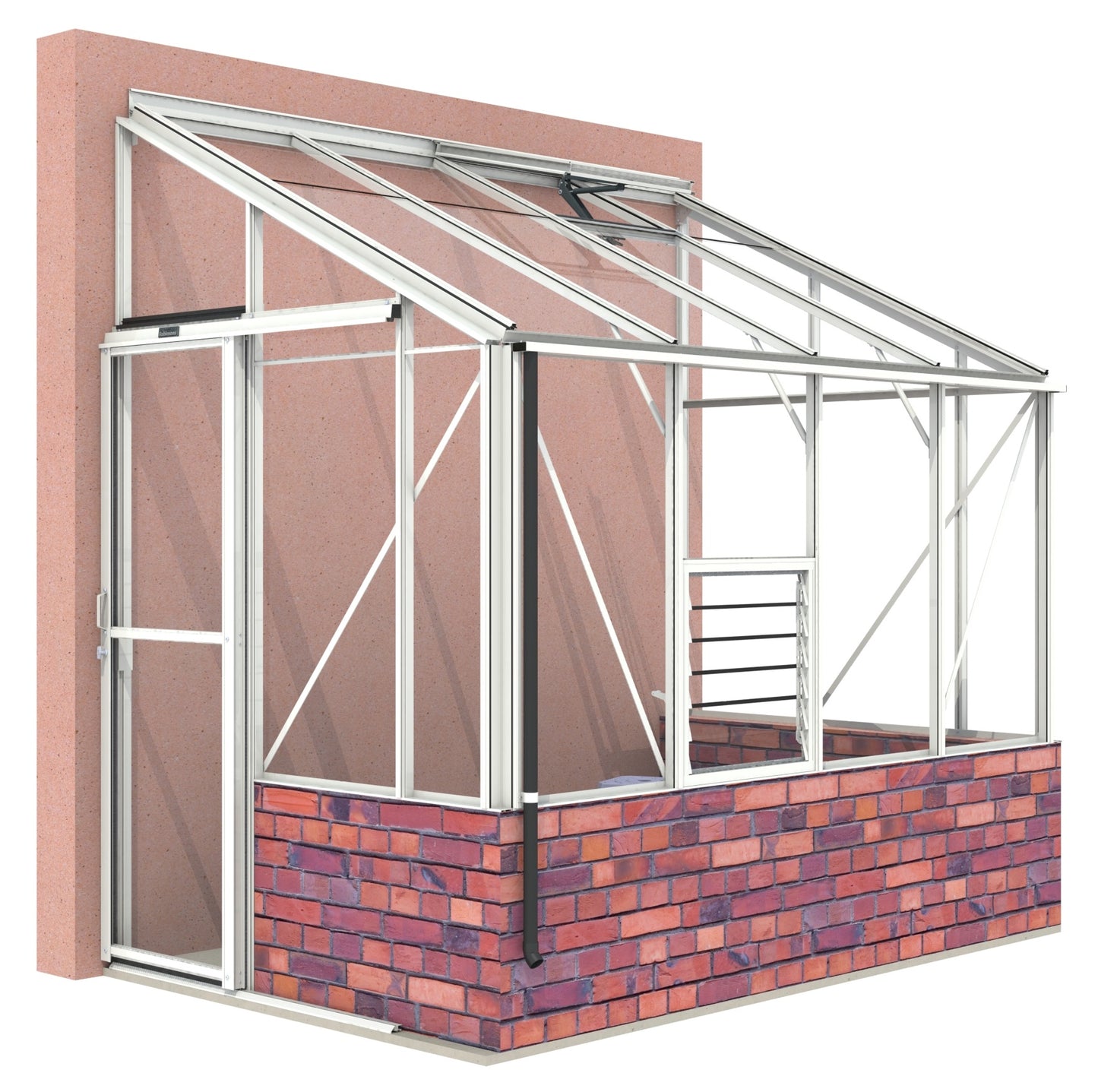 Robinsons 5ft wide LEAN-TO Dwarf Wall