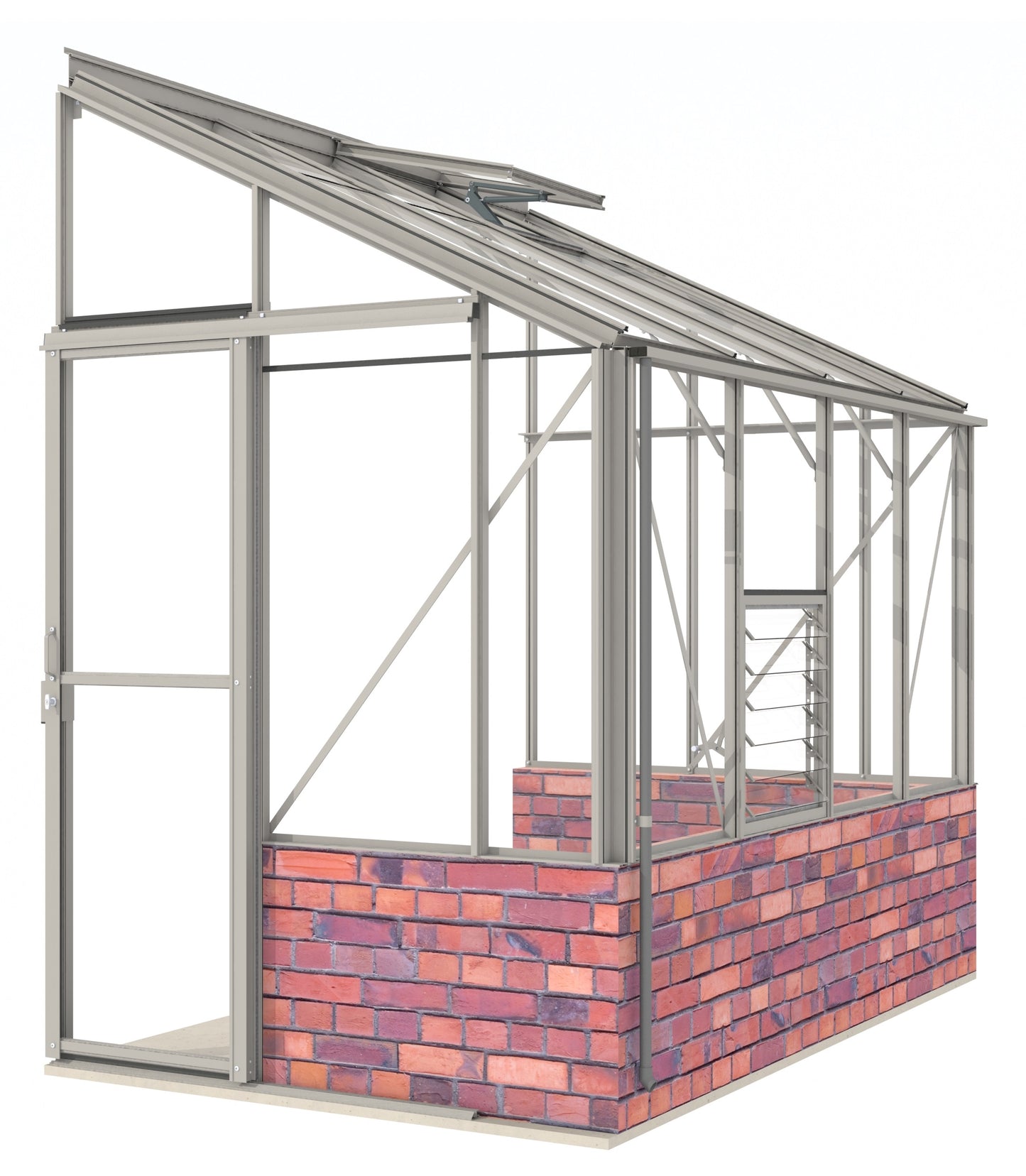 Robinsons 5ft wide LEAN-TO Dwarf Wall