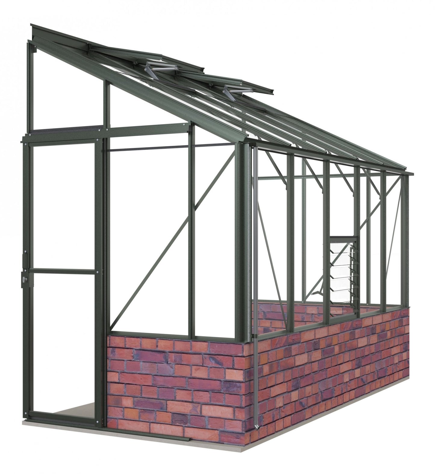 Robinsons 5ft wide LEAN-TO Dwarf Wall