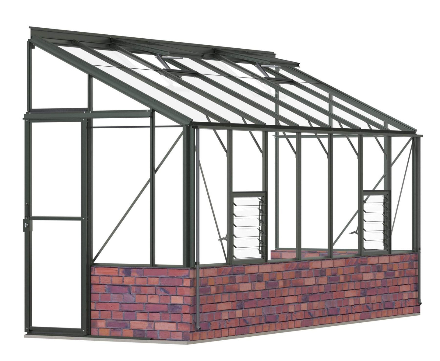 Robinsons 5ft wide LEAN-TO Dwarf Wall