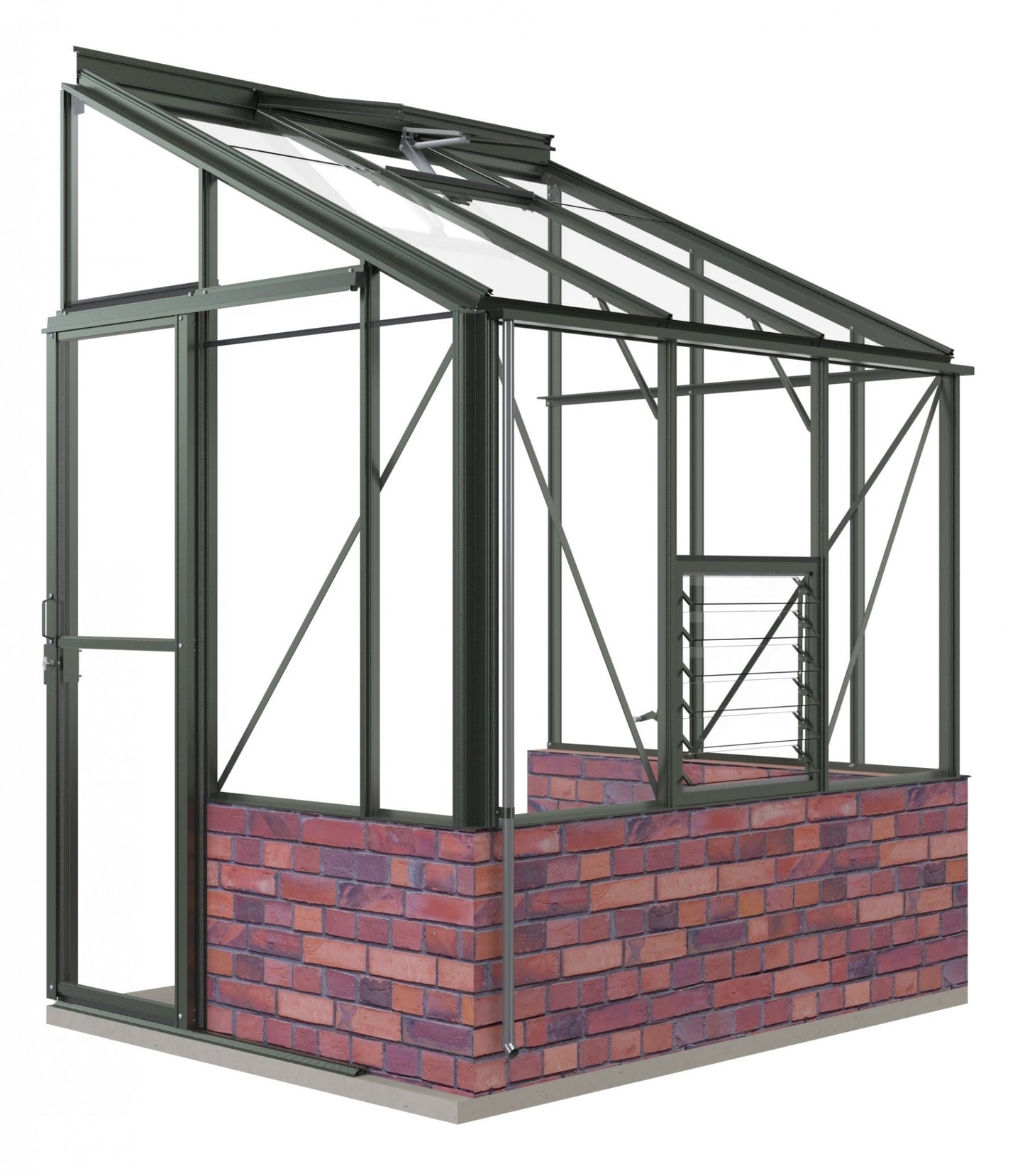 Robinsons 5ft wide LEAN-TO Dwarf Wall