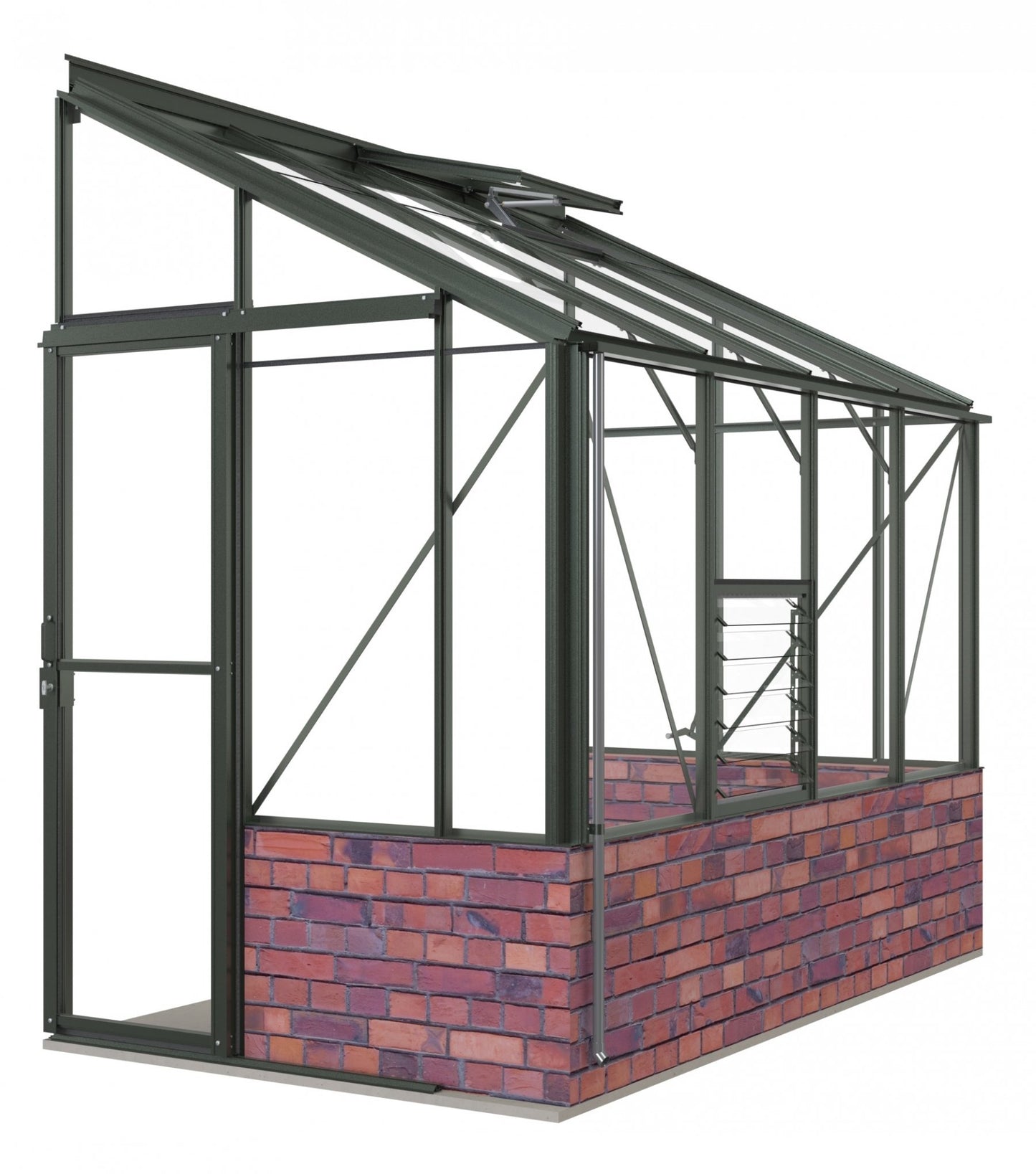 Robinsons 5ft wide LEAN-TO Dwarf Wall