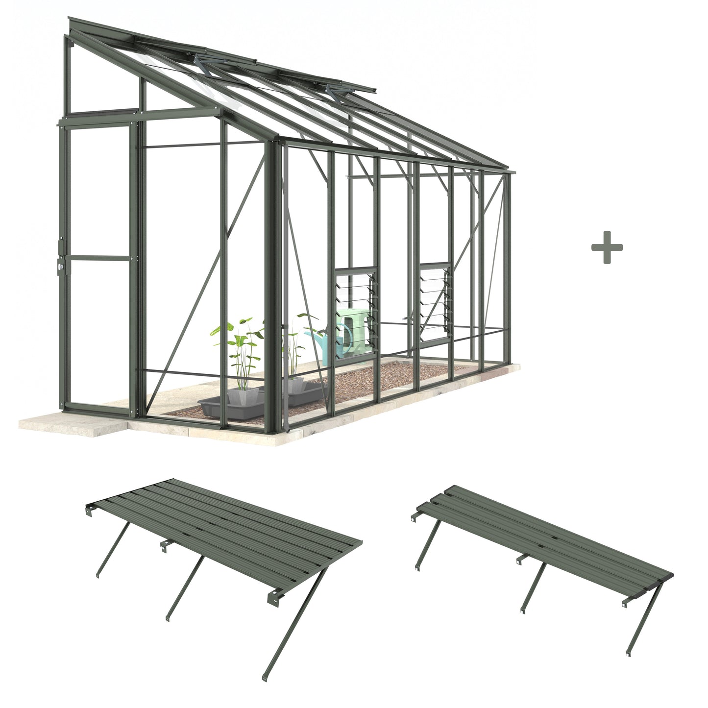 Robinsons 5ft wide LEAN-TO