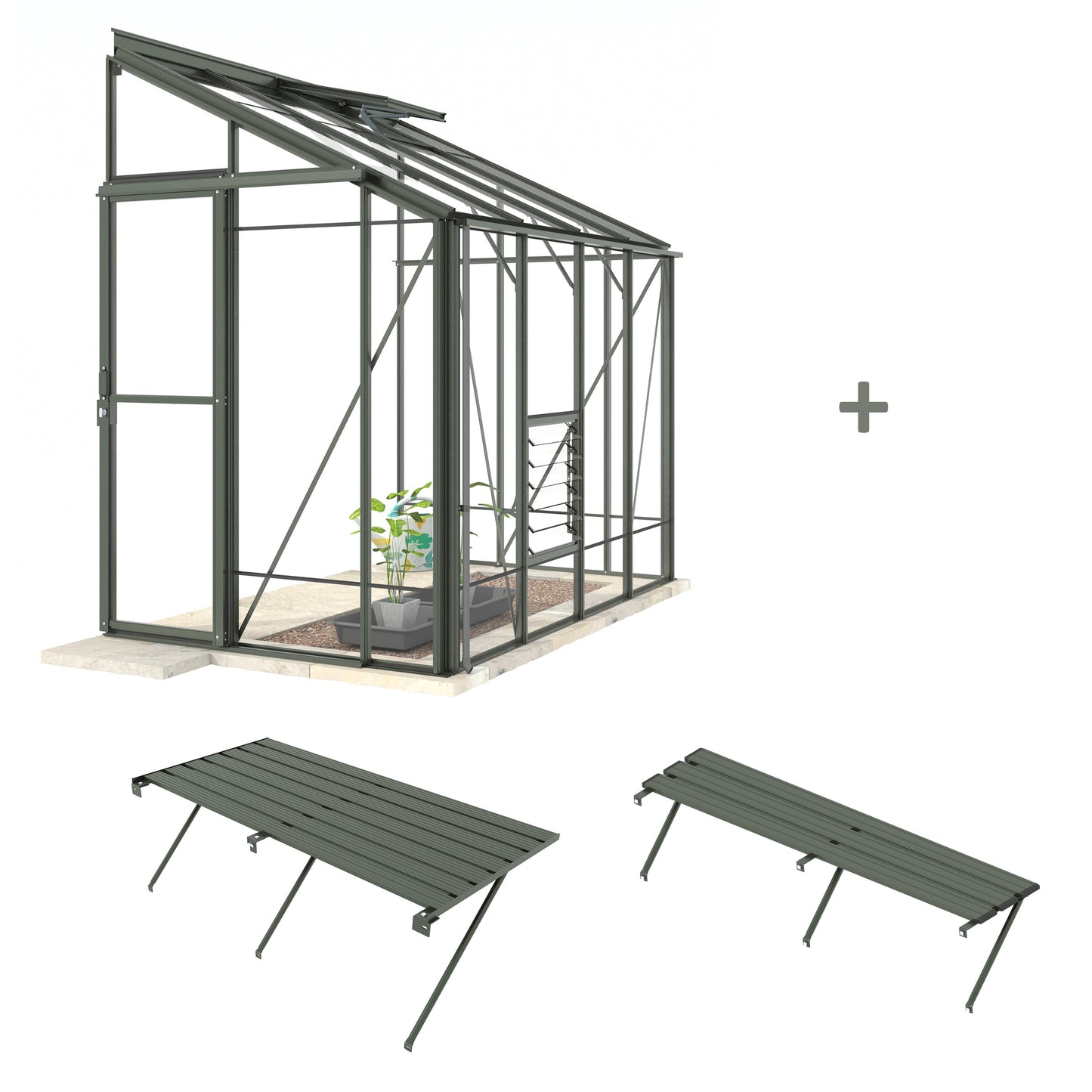 Robinsons 5ft wide LEAN-TO