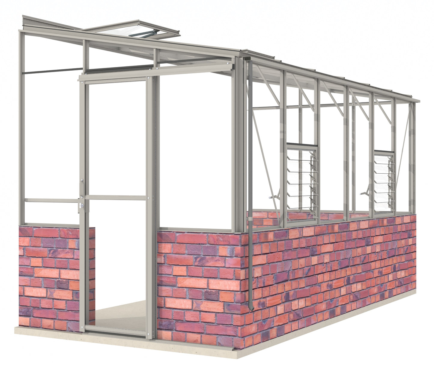 Robinsons 6ft wide LEAN-TO Dwarf Wall