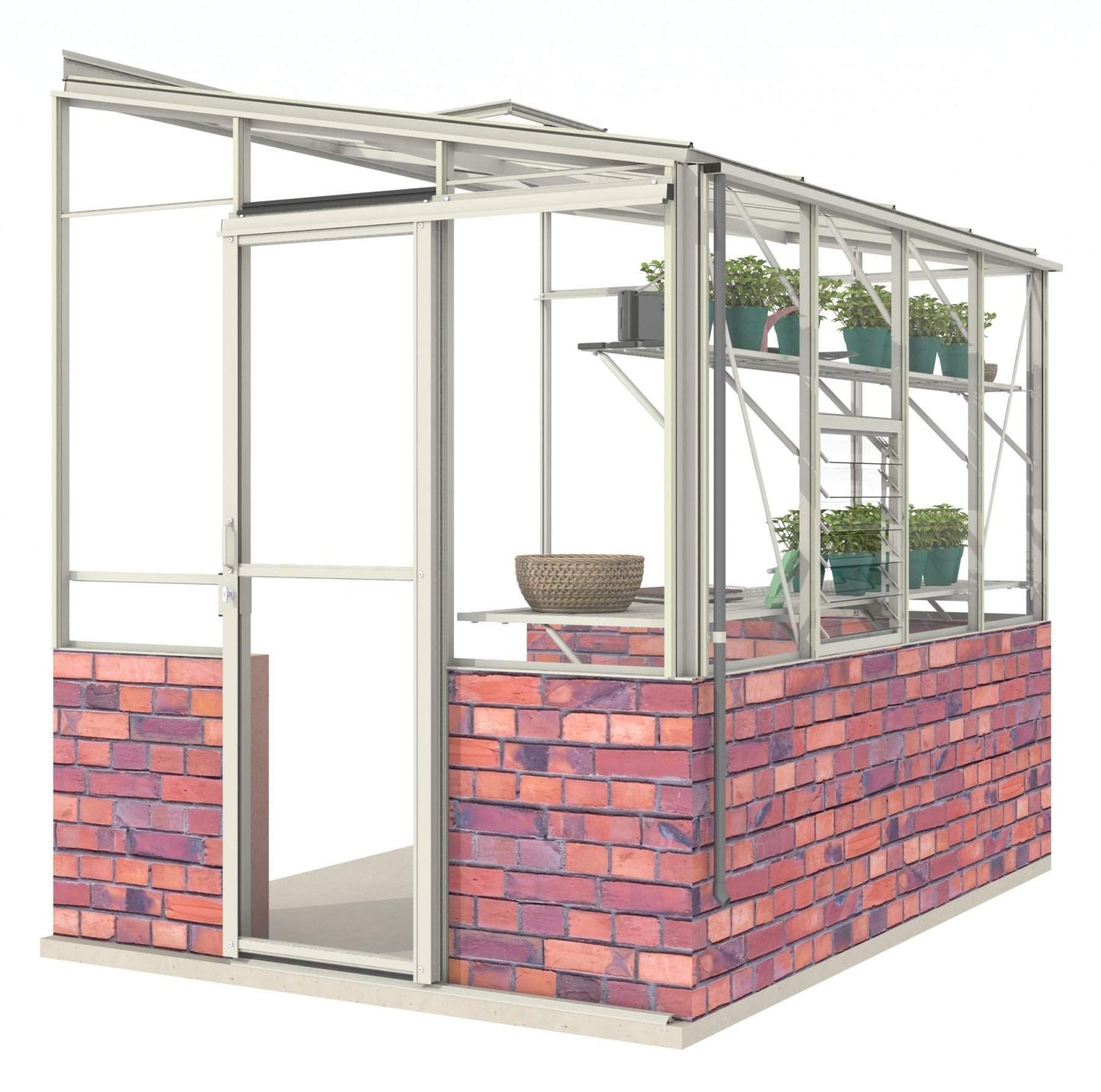Robinsons 6ft wide LEAN-TO Dwarf Wall