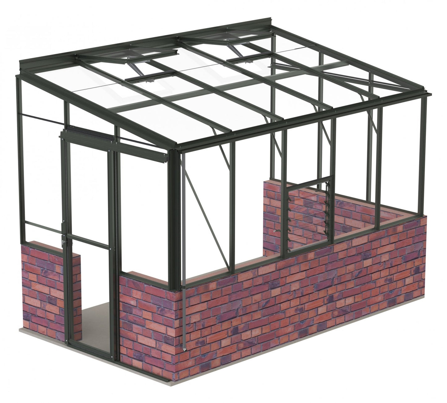 Robinsons 6ft wide LEAN-TO Dwarf Wall