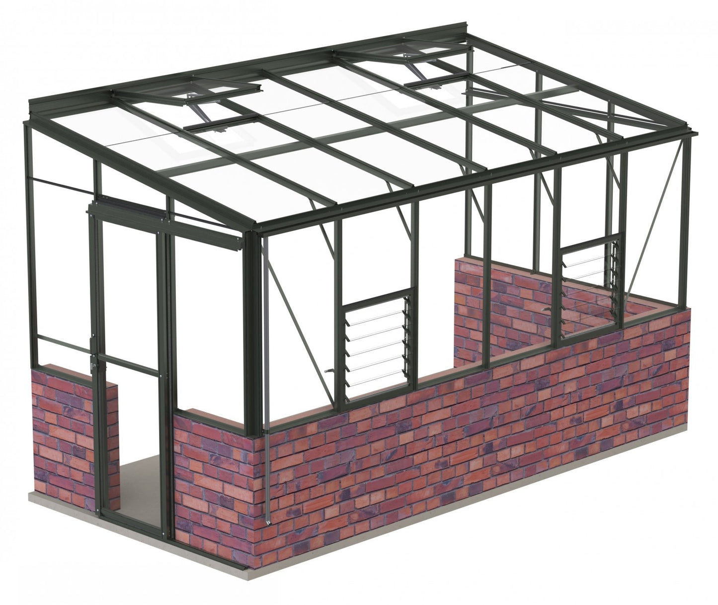 Robinsons 6ft wide LEAN-TO Dwarf Wall