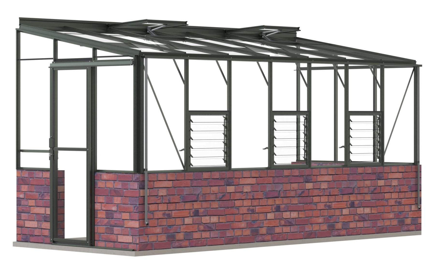 Robinsons 6ft wide LEAN-TO Dwarf Wall