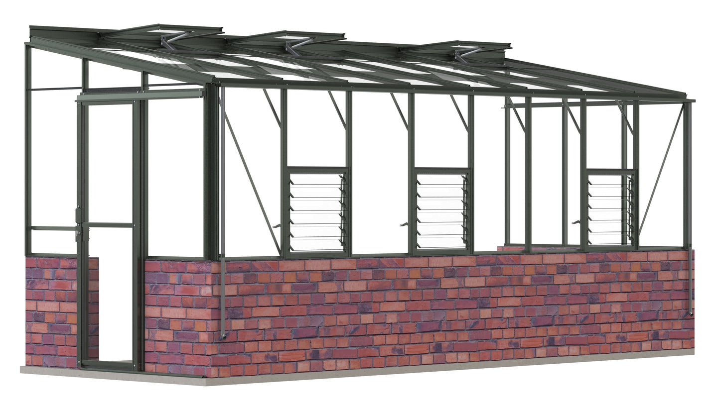 Robinsons 6ft wide LEAN-TO Dwarf Wall