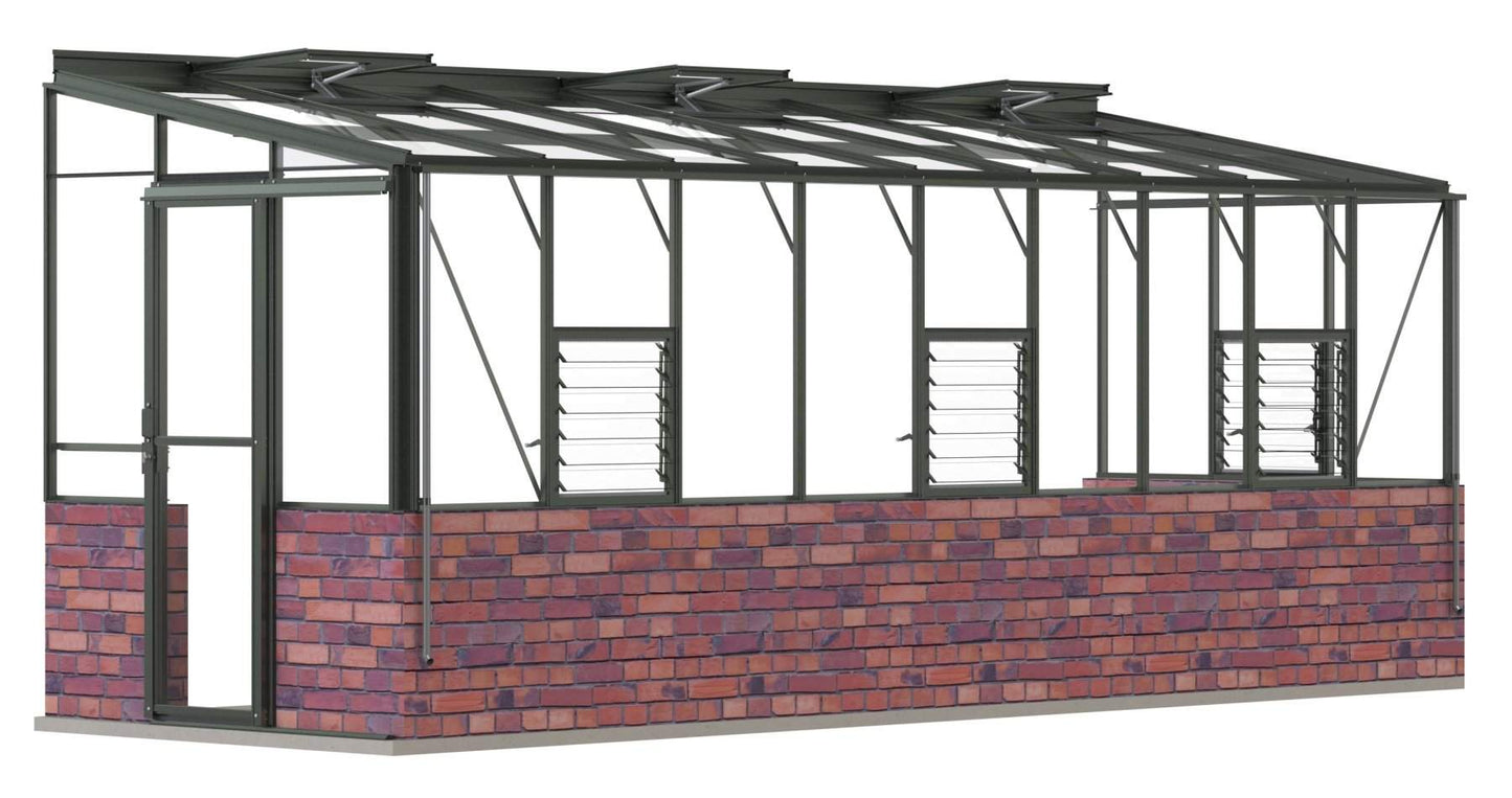 Robinsons 6ft wide LEAN-TO Dwarf Wall