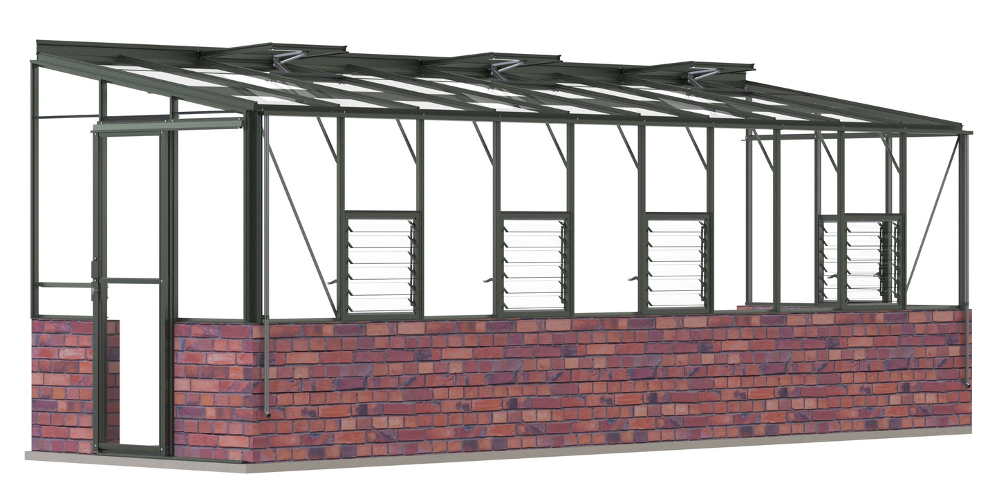 Robinsons 6ft wide LEAN-TO Dwarf Wall