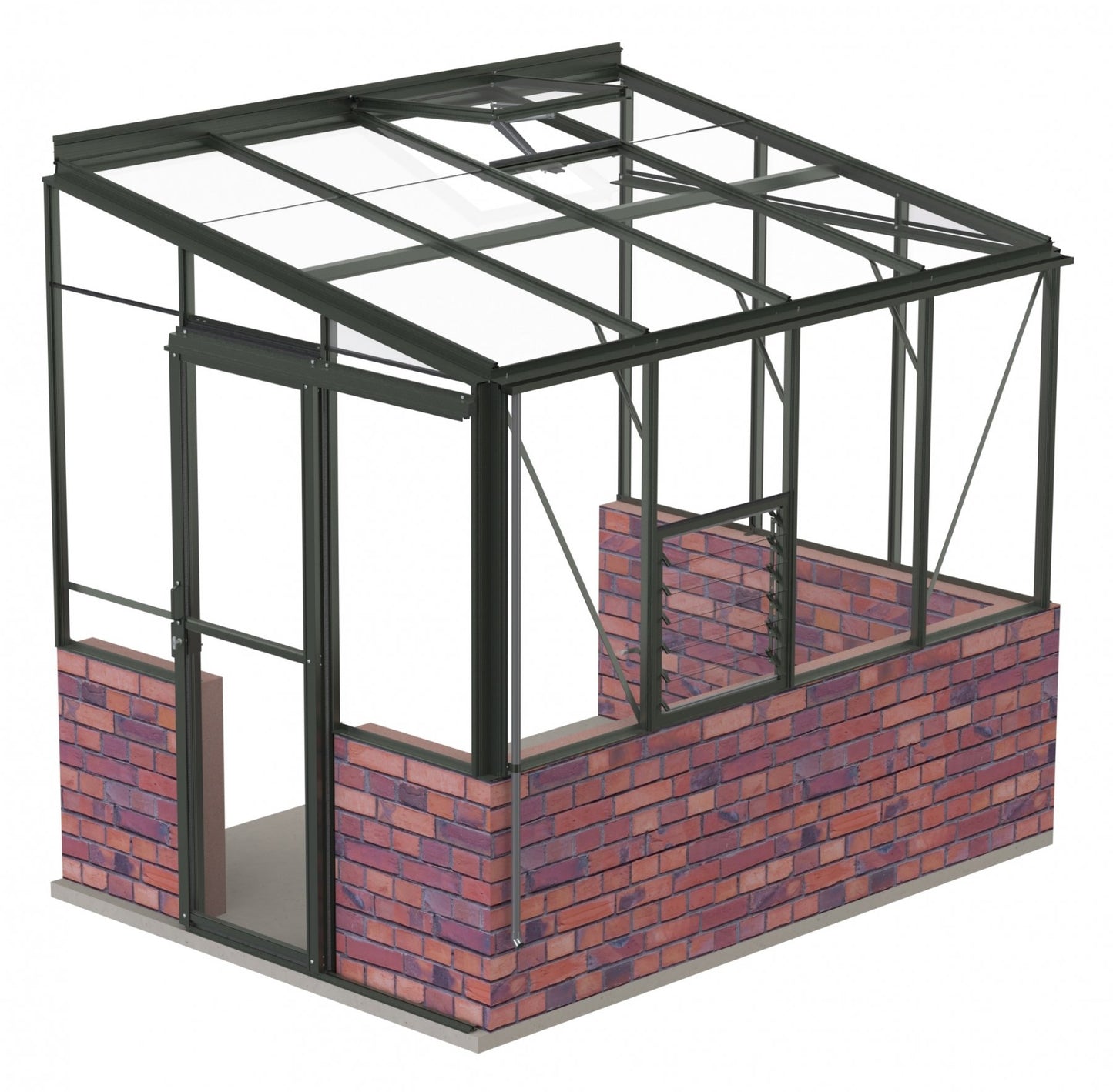 Robinsons 6ft wide LEAN-TO Dwarf Wall