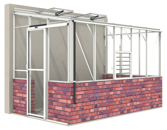 Robinsons 6ft wide LEAN-TO Dwarf Wall