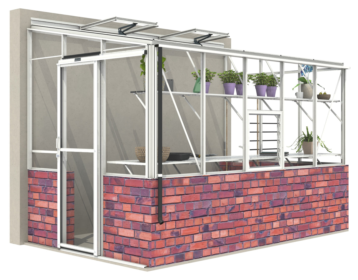 Robinsons 6ft wide LEAN-TO Dwarf Wall