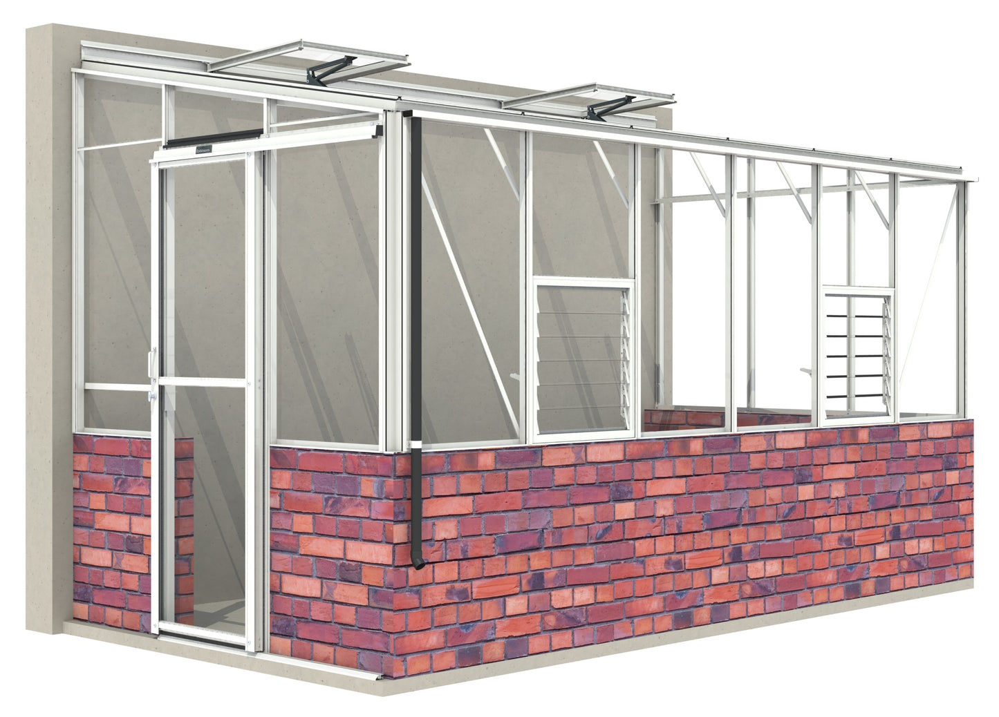 Robinsons 6ft wide LEAN-TO Dwarf Wall