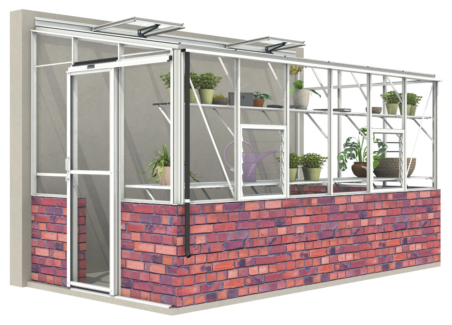 Robinsons 6ft wide LEAN-TO Dwarf Wall
