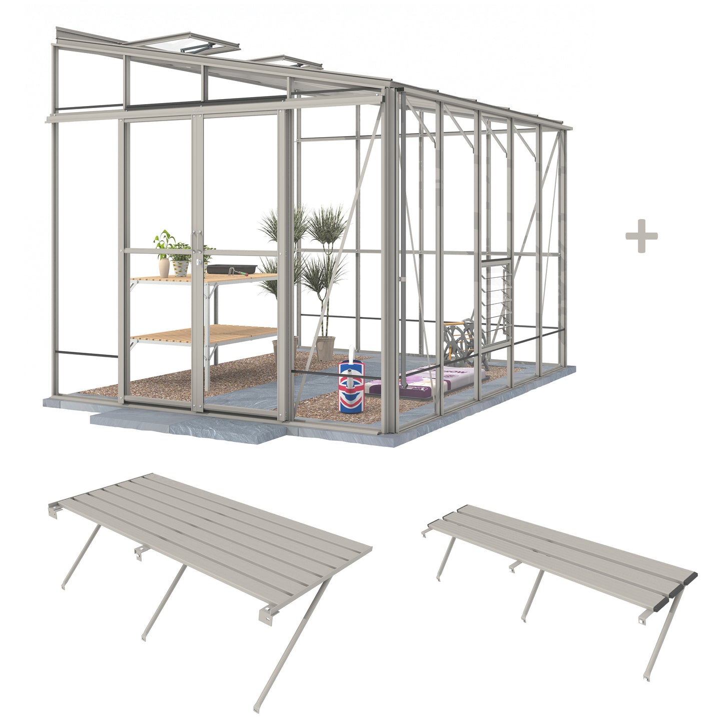 Robinsons 8ft wide LEAN-TO