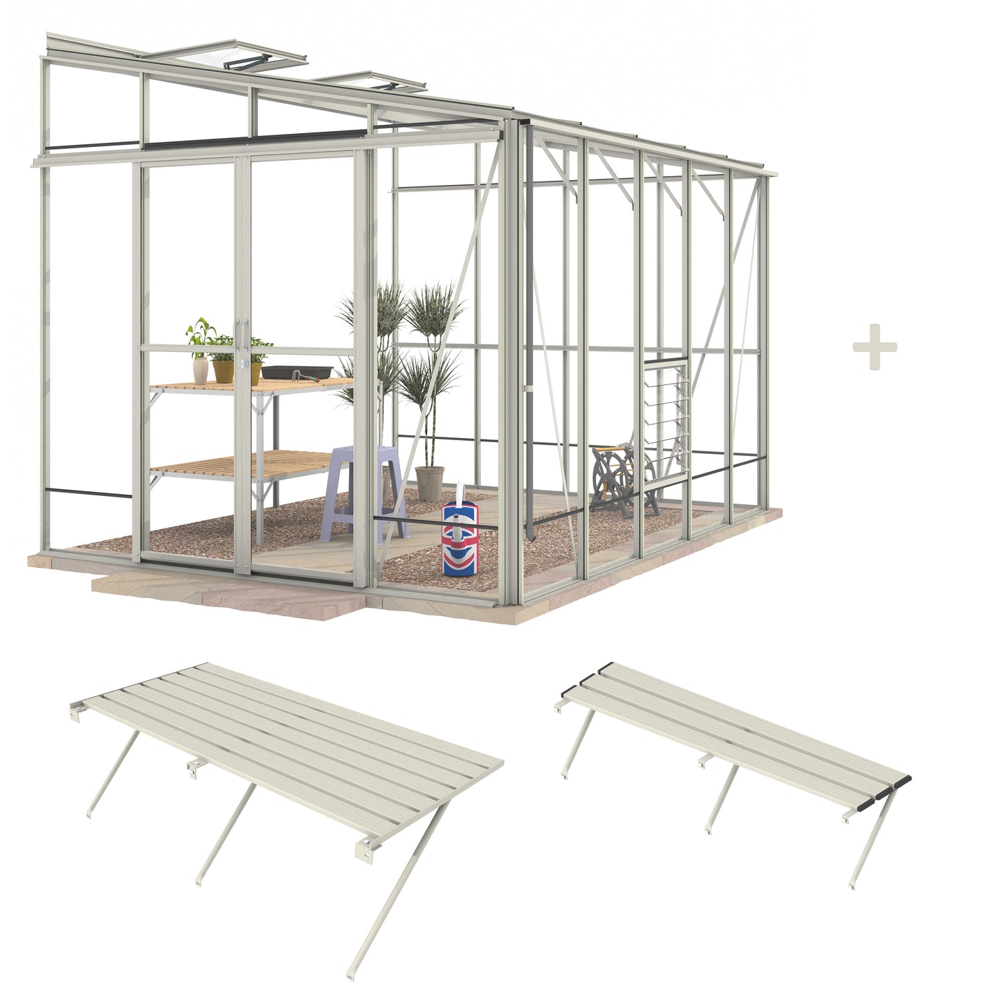 Robinsons 8ft wide LEAN-TO