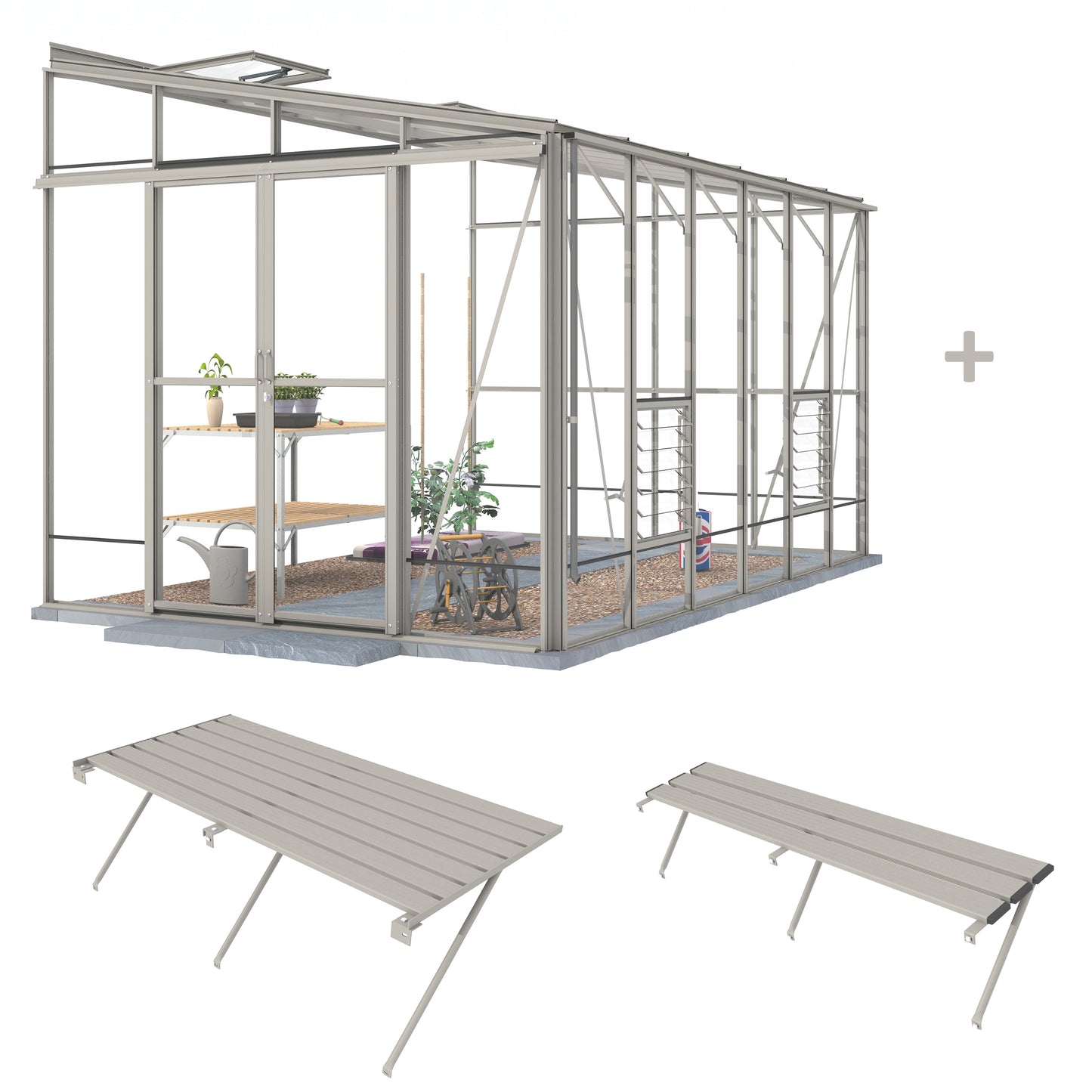Robinsons 8ft wide LEAN-TO
