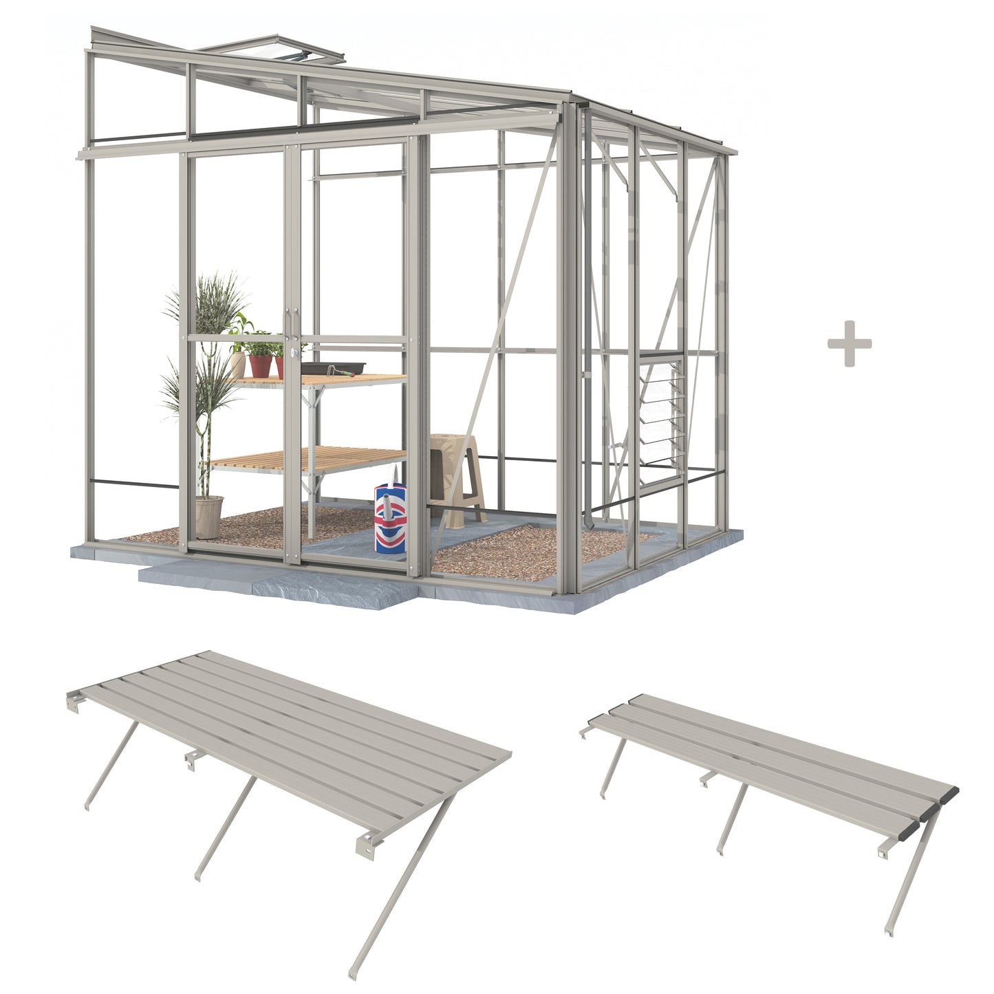 Robinsons 8ft wide LEAN-TO