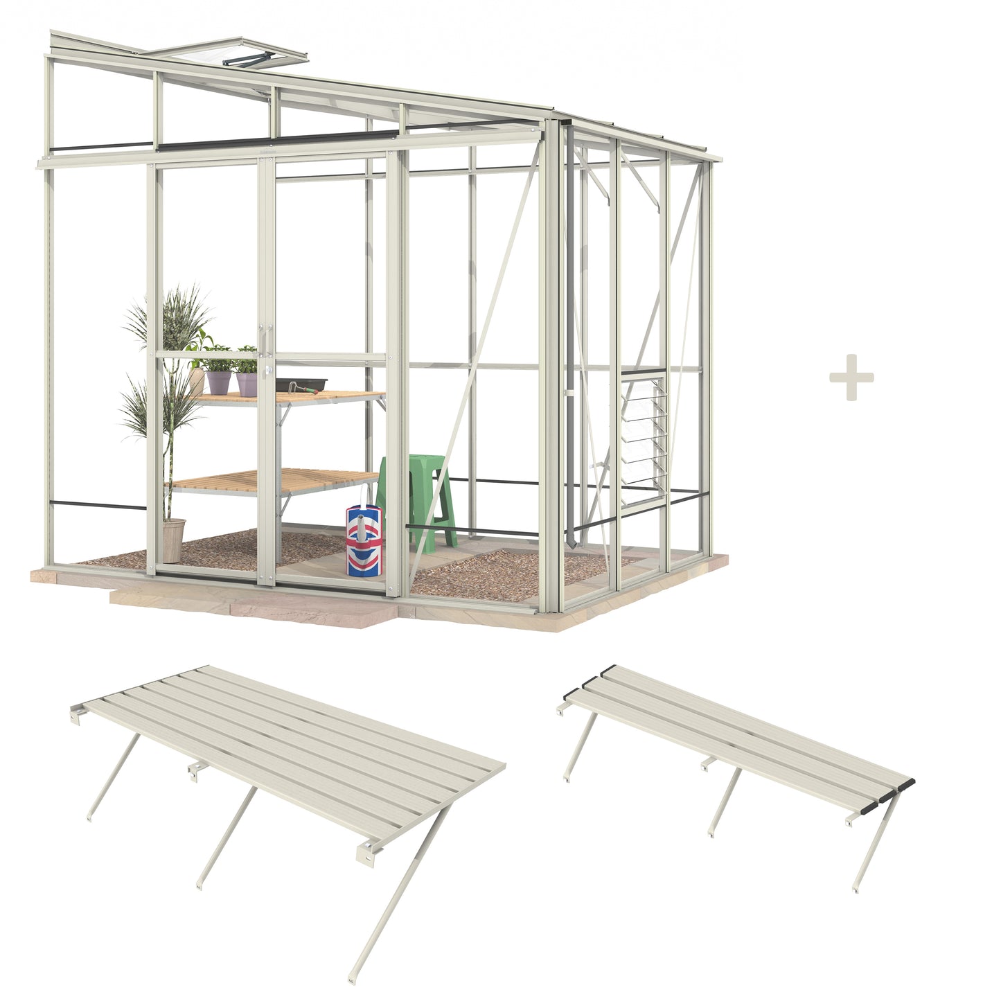 Robinsons 8ft wide LEAN-TO