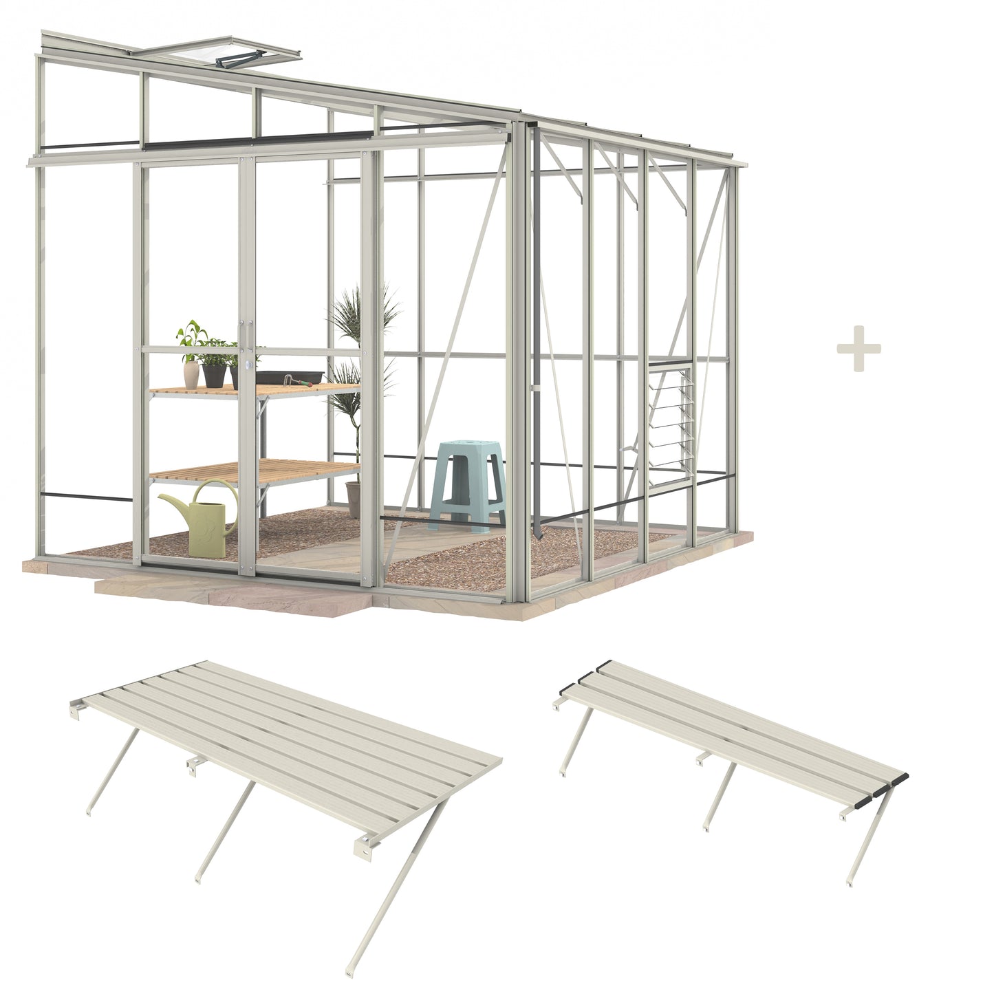 Robinsons 8ft wide LEAN-TO