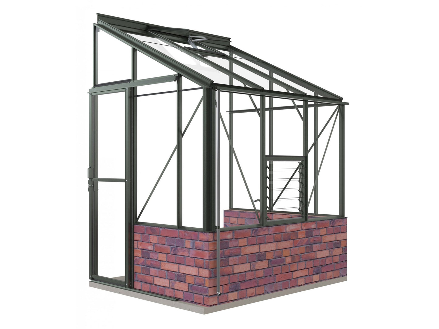 Robinsons 5ft wide LEAN-TO Dwarf Wall