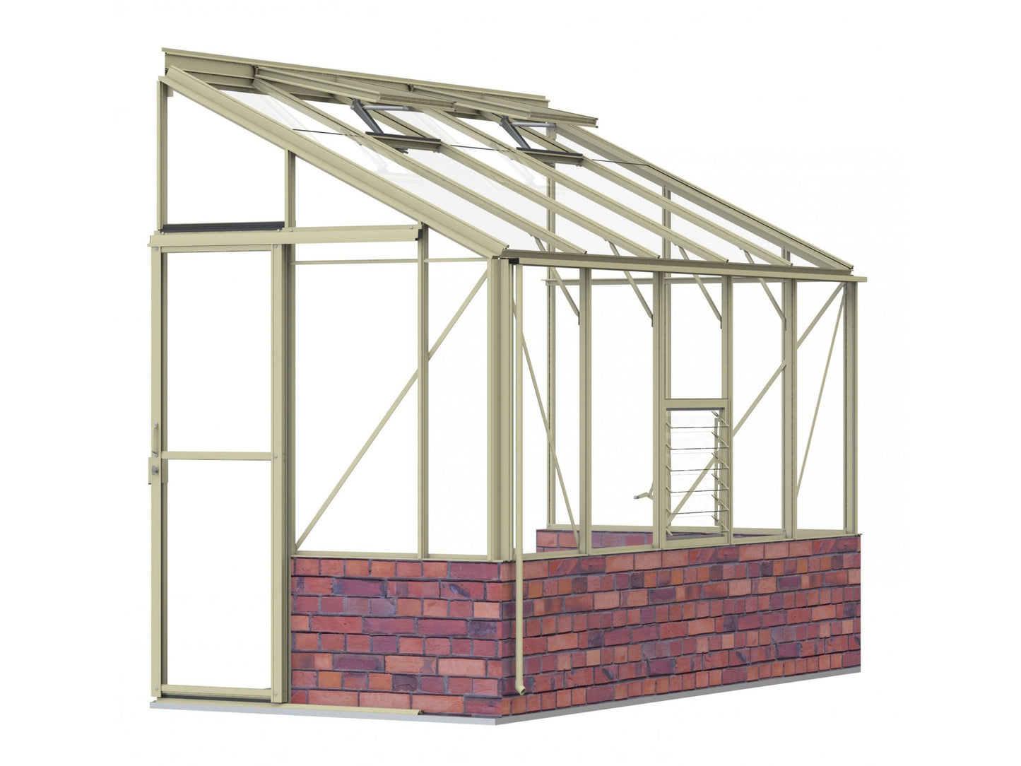 Robinsons 5ft wide LEAN-TO Dwarf Wall