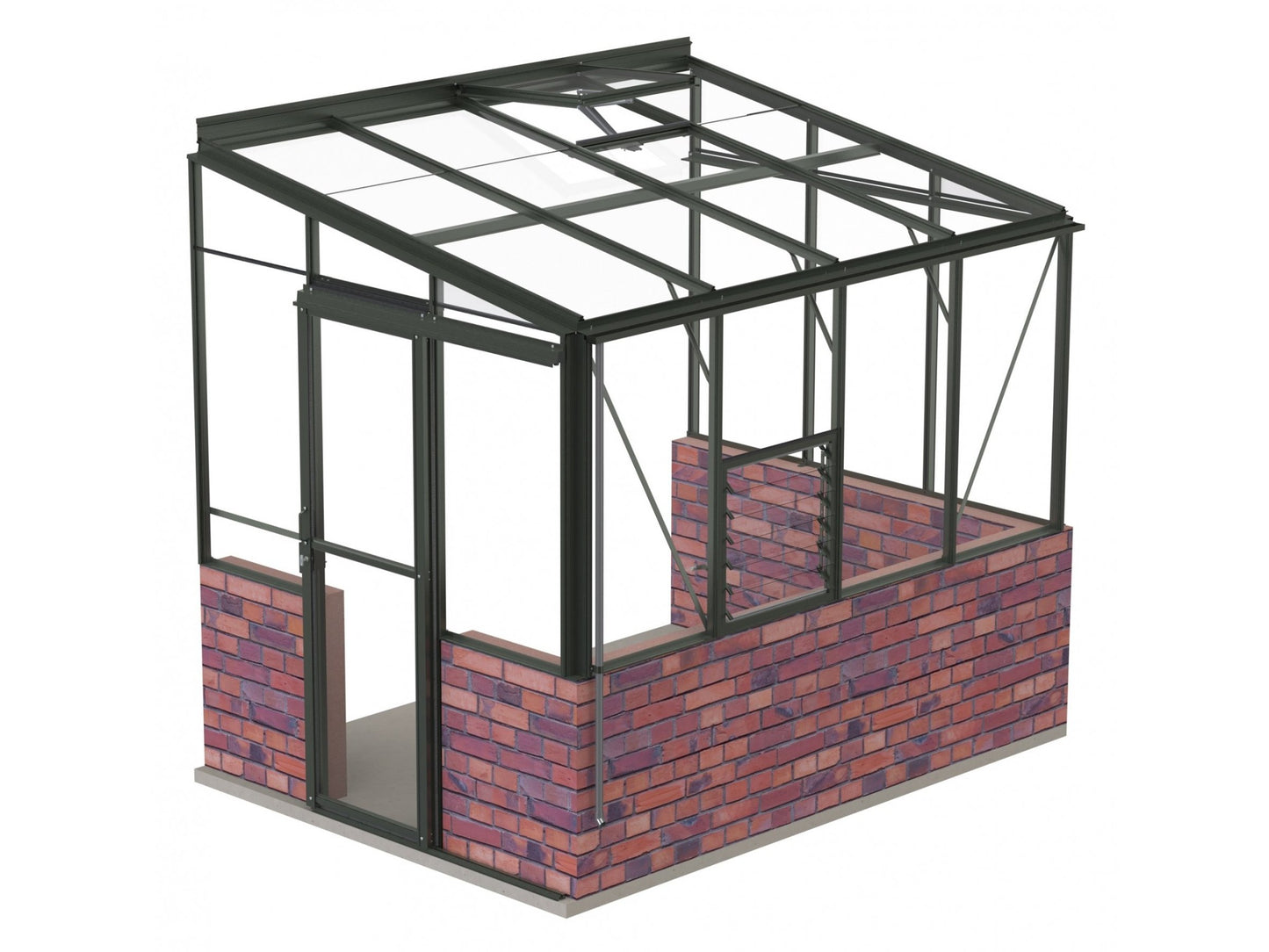 Robinsons 6ft wide LEAN-TO Dwarf Wall